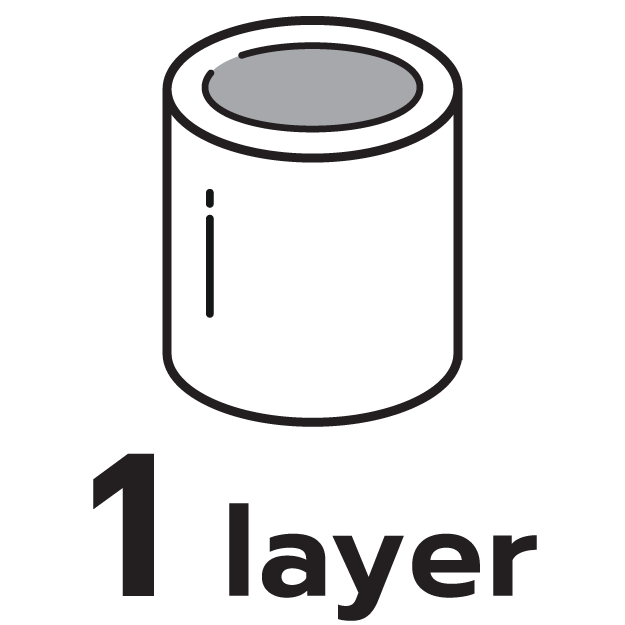 ความหนาของสายยาง 1 ชั้น