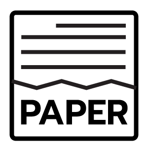 วัสดุหลัก กระดาษ