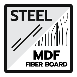 วัสดุหลัก เหล็ก/MDF