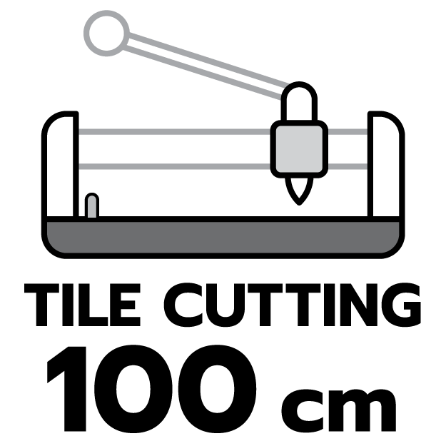 ตัดกระเบื้องสูงสุดขนาด 100 ซม.