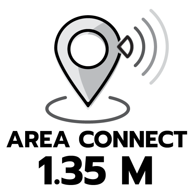 ระยะการเชื่อมต่อ 1.35 เมตร