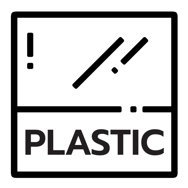 วัสดุหลัก พลาสติก