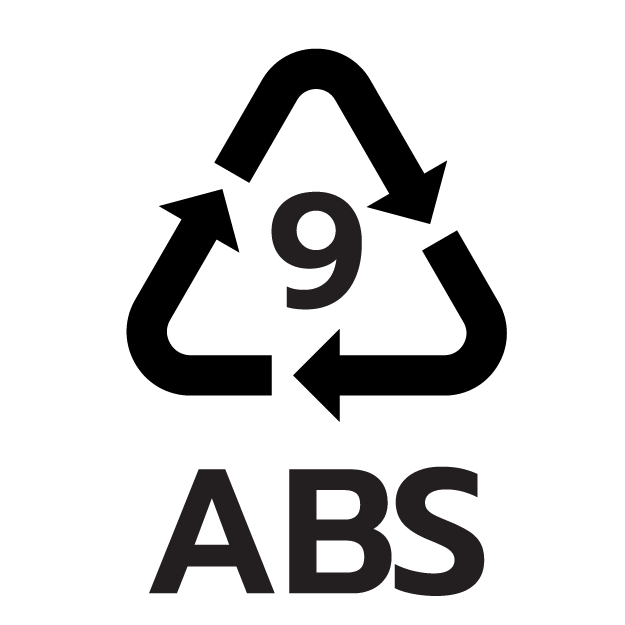 วัสดุหลัก พลาสติก ABS