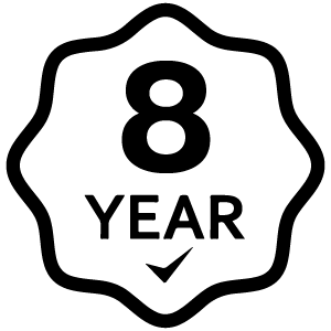 การรับประกันสินค้า 8 ปี