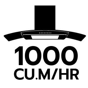 กำลังดูดสูงสุด 1000