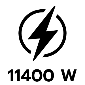 กำลังไฟ 11400 วัตต์