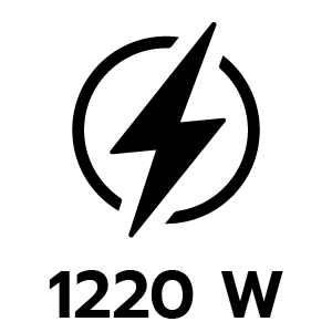 กำลังไฟ 1220 วัตต์