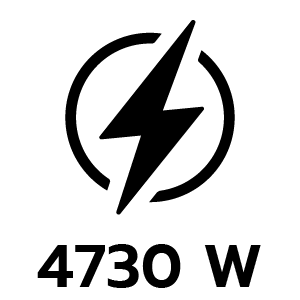 กำลังไฟ 4730 วัตต์