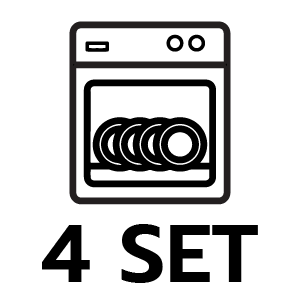 ความจุภาชนะ 4 ชุด