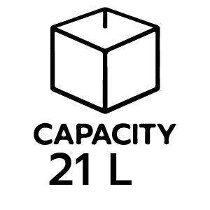 ความจุ 21 ลิตร