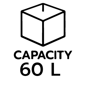 ความจุ 60 ลิตร