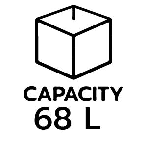 ความจุ 68 ลิตร