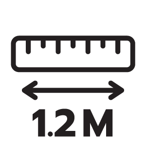 ความยาวท่อ 1.2 เมตร