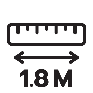 ความยาวท่อ 1.8 เมตร
