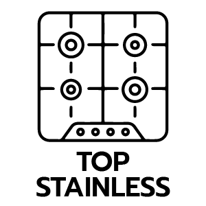 วัสดุหน้าเตา สเตนเลส