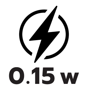 กำลังไฟ 0.15 วัตต์