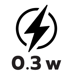 กำลังไฟ 0.3 วัตต์