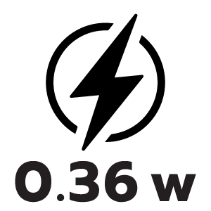 กำลังไฟ 0.36 วัตต์