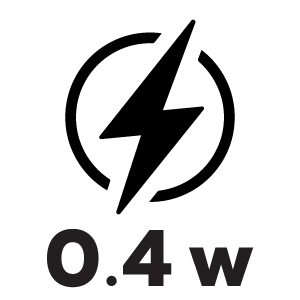 กำลังไฟ 0.4 วัตต์