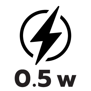 กำลังไฟ 0.5 วัตต์