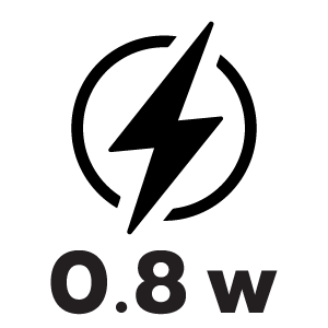 กำลังไฟ 0.8 วัตต์