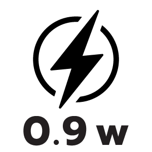 กำลังไฟ 0.9 วัตต์