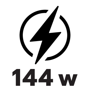 กำลังไฟ 144 วัตต์