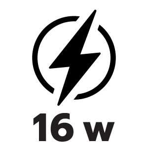 กำลังไฟ 16 วัตต์