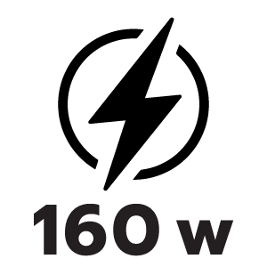 กำลังไฟ 160 วัตต์