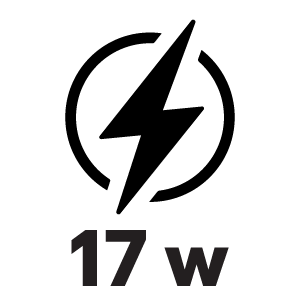 กำลังไฟ 17 วัตต์