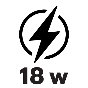 กำลังไฟ 18 วัตต์