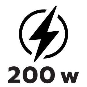 กำลังไฟ 200 วัตต์