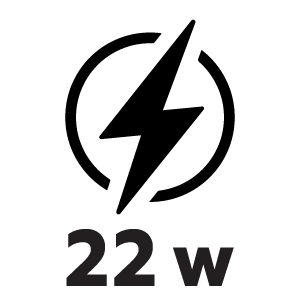 กำลังไฟ 22 วัตต์