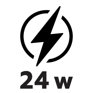 กำลังไฟ 24 วัตต์