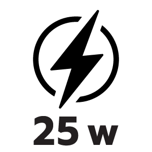 กำลังไฟ 25 วัตต์