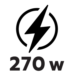กำลังไฟ 270 วัตต์