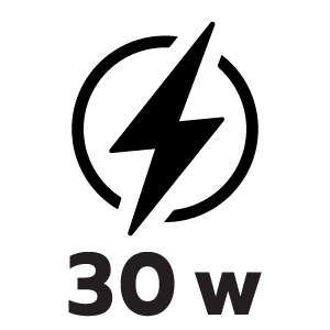 กำลังไฟ 30 วัตต์