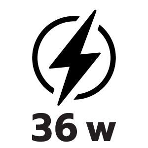 กำลังไฟ 36 วัตต์