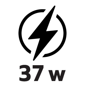 กำลังไฟ 37 วัตต์