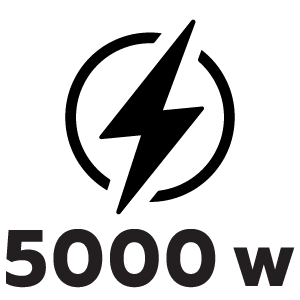 กำลังไฟ 5000 วัตต์