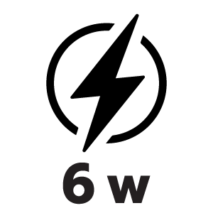 กำลังไฟ 6 วัตต์