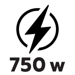 กำลังไฟ 750 วัตต์
