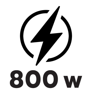 กำลังไฟ 800 วัตต์