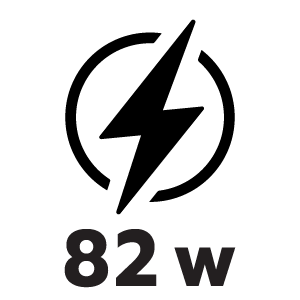 กำลังไฟ 82 วัตต์