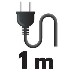 ความยาวสายไฟ 1 เมตร