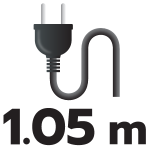 ความยาวสายไฟ 1.05 เมตร