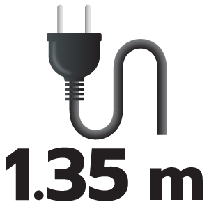 ความยาวสายไฟ 1.35 เมตร