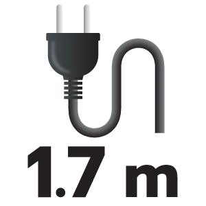 ความยาวสายไฟ 1.7 เมตร