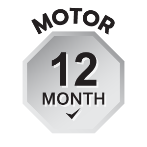รับประกันมอเตอร์ 12 เดือน
