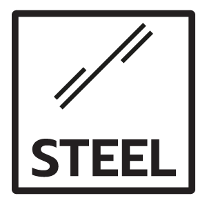 วัสดุหลัก เหล็ก